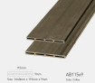 Lam gỗ nhựa ngoài trời Awood AB115x9 COFFEE, Tấm nhựa ốp tường, trần giả gỗ ngoài trời