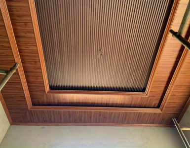 DỰ ÁN THI CÔNG TRẦN NHỰA KẾT HỢP LAM SÓNG TẠI BÌNH TÂN 